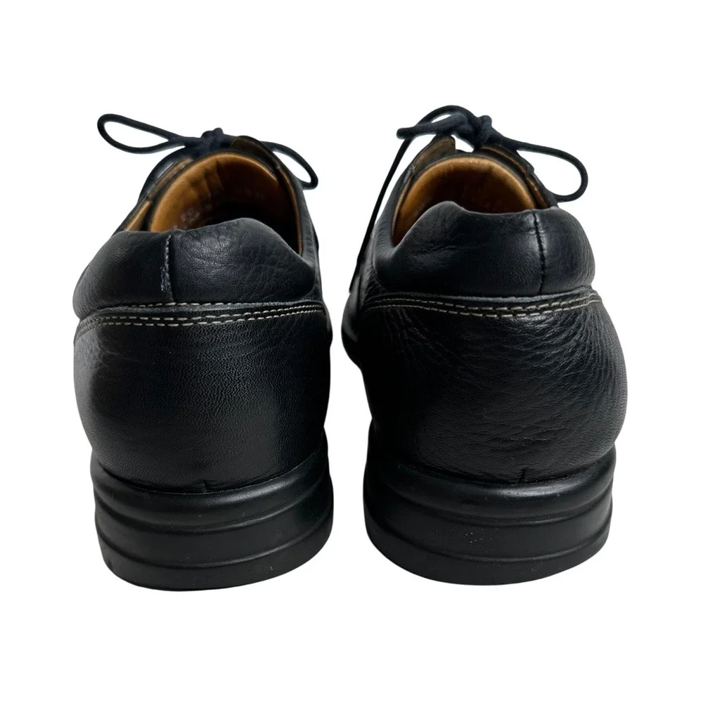 Johnston & Murphy Shuler Bicycle Mens Size 8.5 M Black Leather Shoes  20-7222‎